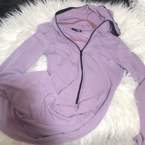 FashionNova purple zip dress